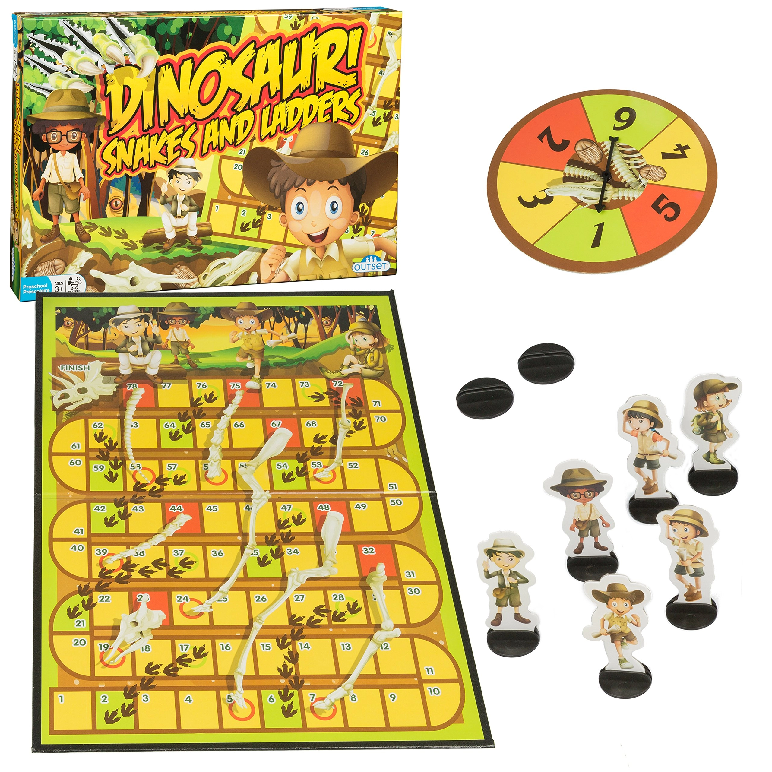 Outset Dinosaur Snakes and Ladders