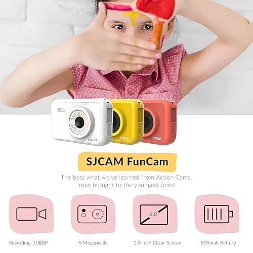 SJCAM F1 FUNCAM Sports Video Camera for Children Black