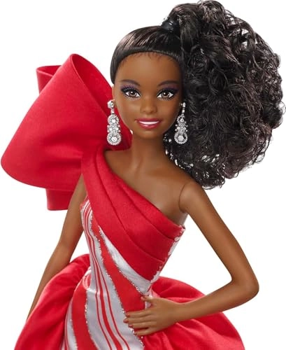 Barbie 2019 Holiday - Brunette Curly Ponytail Ages 6+