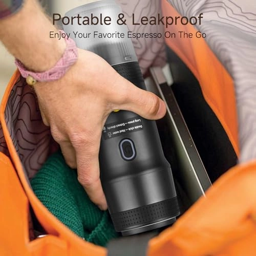 Portable Espresso Maker - 25Bar 7Min Self-Heating NS/DG Compatible