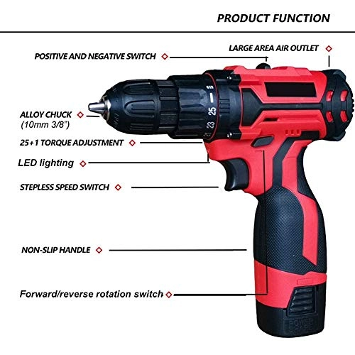 Professional Cordless Drill - 36VF 45Nm 2-Speed