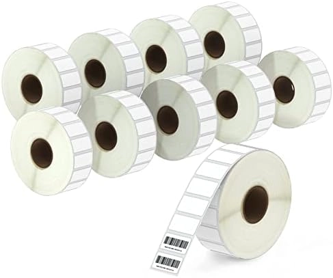 BETCKEY Small Labels - 24300 Labels 1" x 0.5" (25 mm x 13 mm)