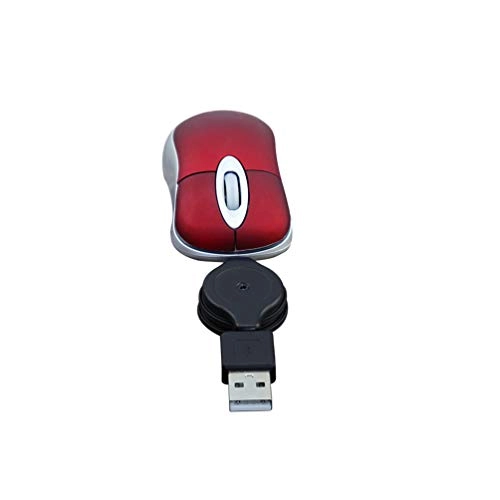 Mini Retractable Optical Mouse - Wired