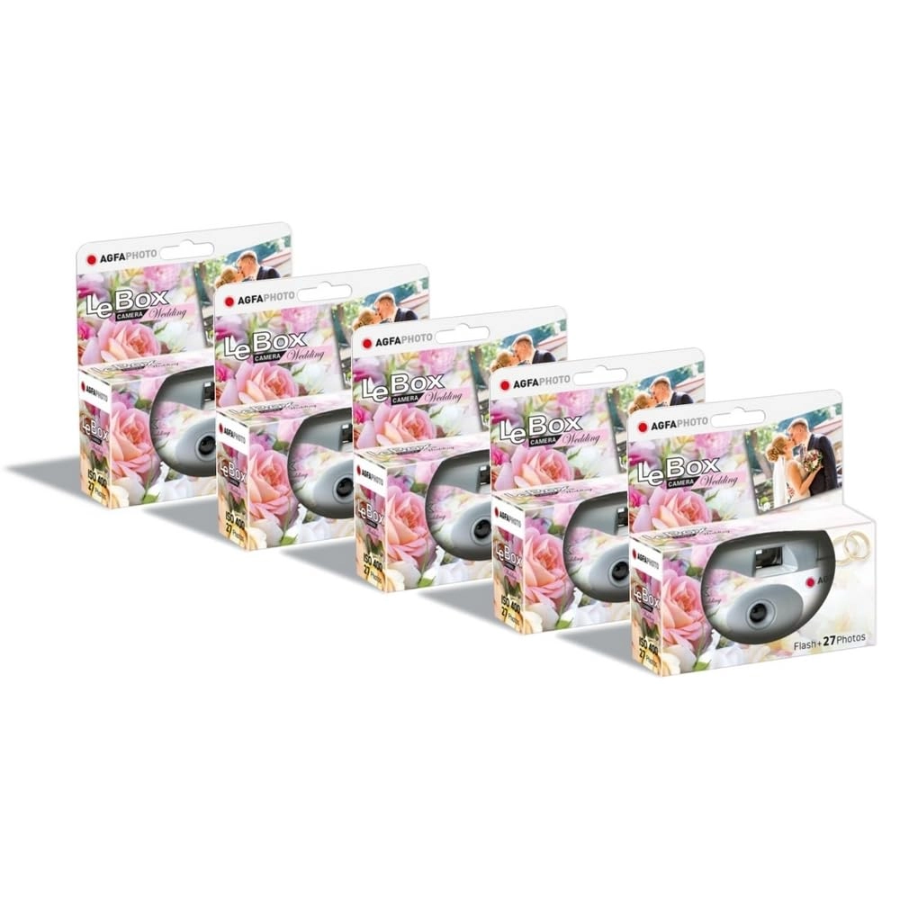 AgfaPhoto LeBox Wedding - 27 Photos 31 mm Pack of 5