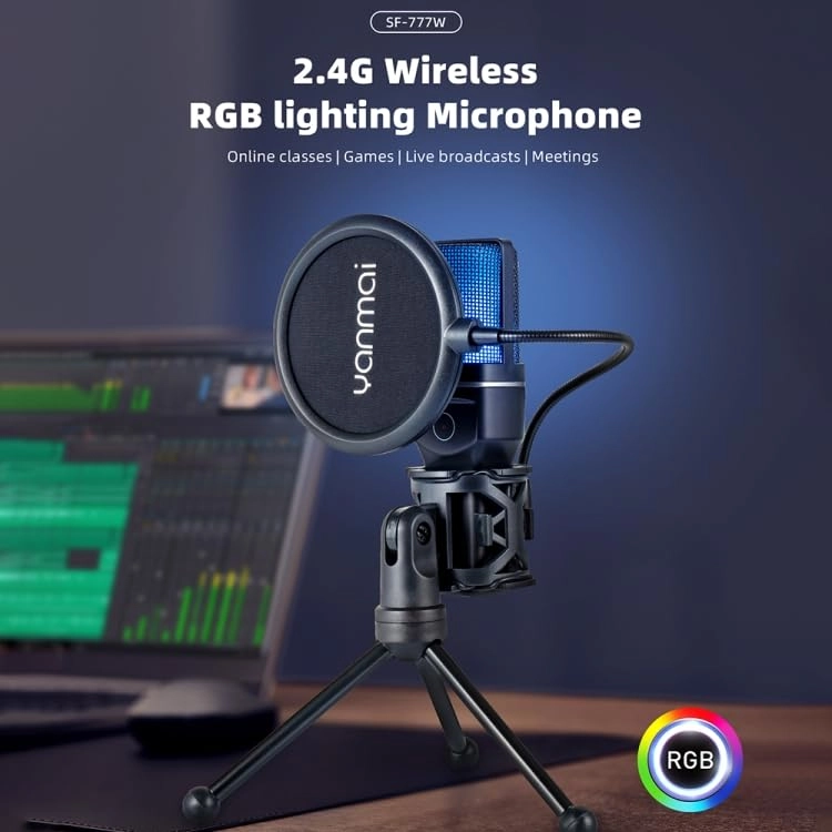 SF-777W USB+Wireless Microphone