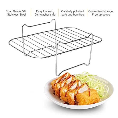 Air Fryer Rack - 304 stainless steel 3 Layers