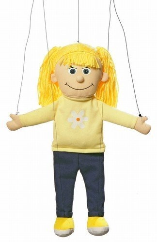 MZA STORES Katie Peach Girl Marionette - String Puppet