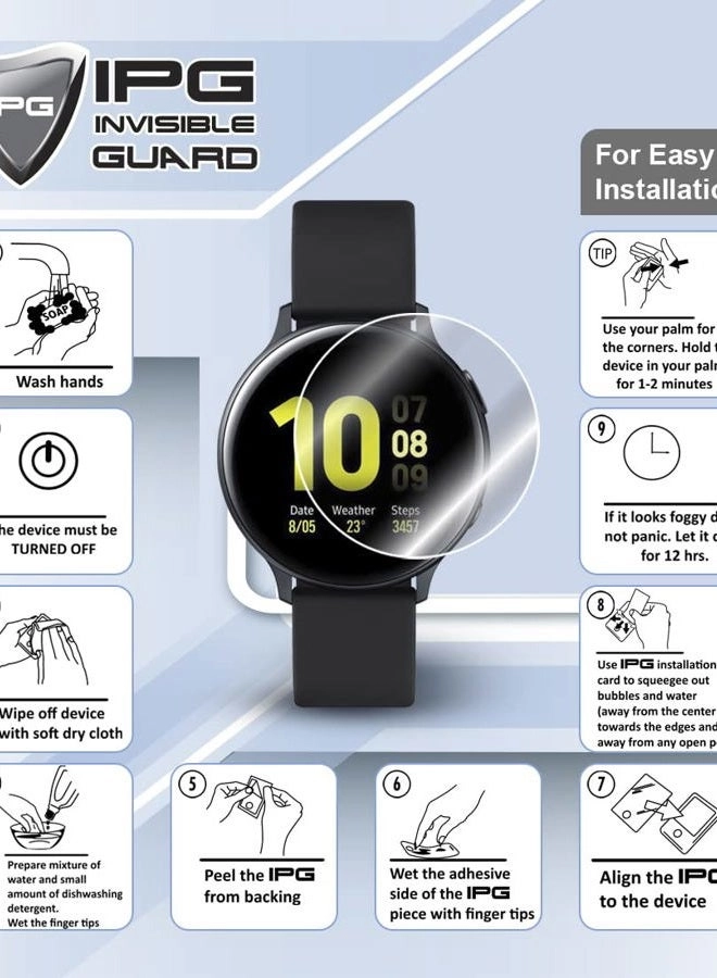 Screen Protector Garmin Approach S70 - Hydrogel 2-Pack - 47 mm