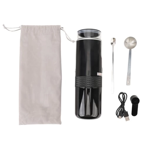 Rechargeable Coffee Maker - 1200mAh Cordless Handheld 2-in-1 160ml
