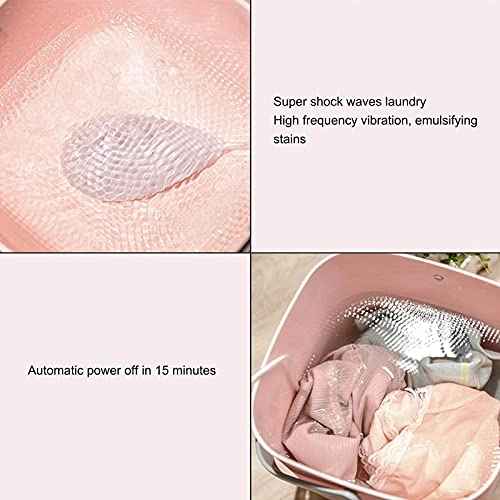 YQWHL Mini Washing Machine Folding Bucket Washer Mini Washer, Portable Travel Underwear And Socks Cleaner Removable Washing Machine
