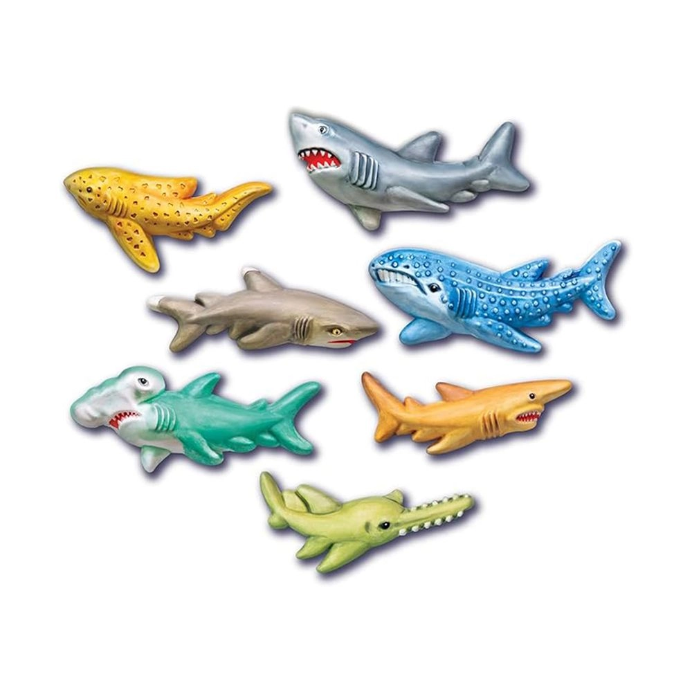 Mould & Paint Glow In The Dark Craft Kit - Sharks