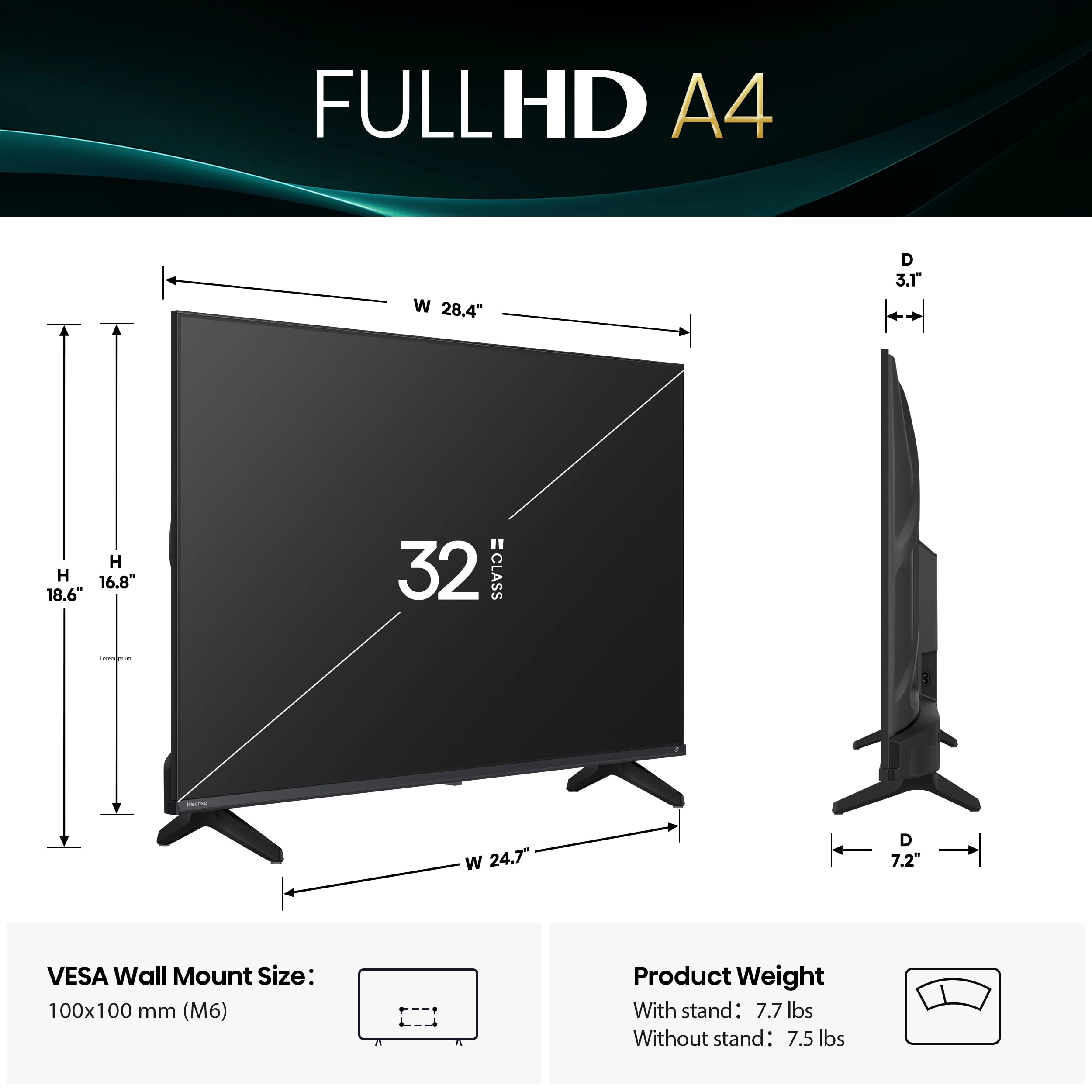 32A4NF - 32-Inch