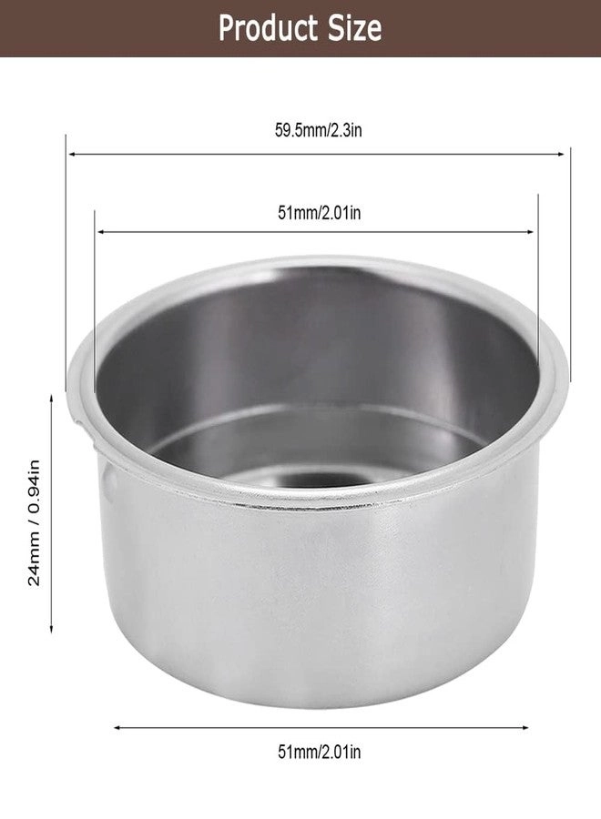 Double Cup Pressurized Filter Basket