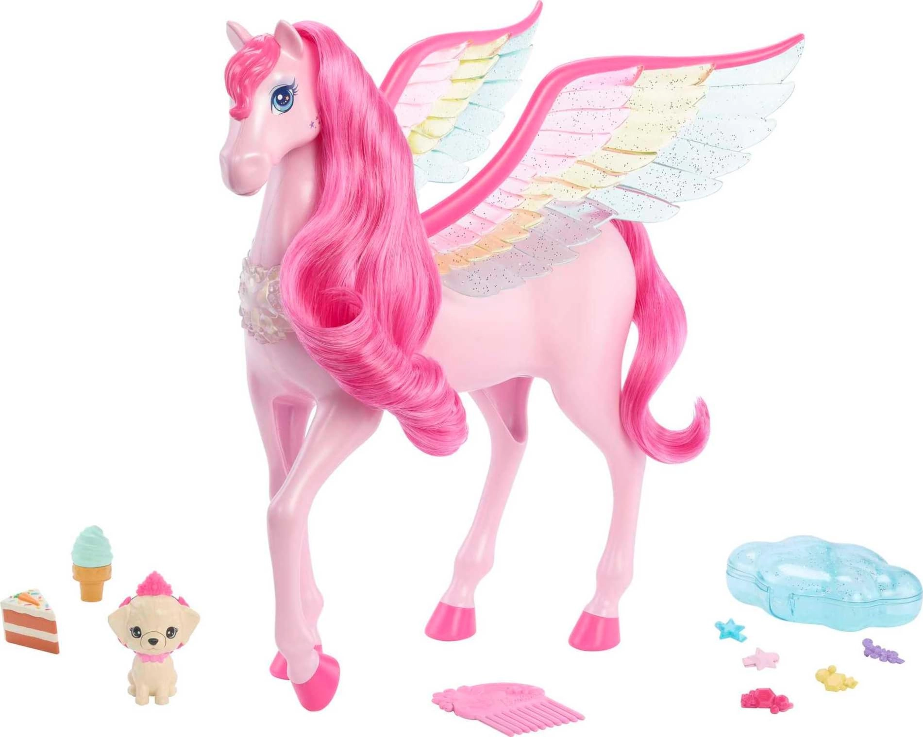 Barbie A Touch of Magic Pegasus - Lights and Sounds 10 Accessories Ages 3+