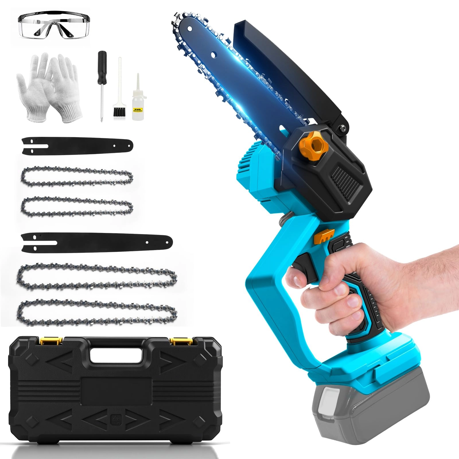 Catolsss Mini Battery Chainsaw - 400 watts