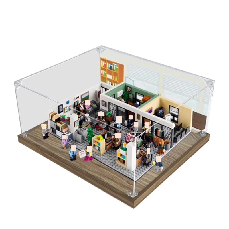 HCAEIOFJ Display Case for Lego Ideas 21336 - The Office