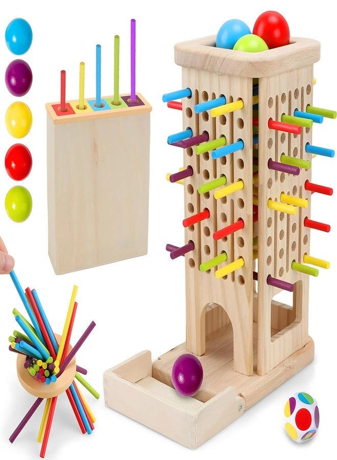 Britik Montessori Wooden Board Games - 3-8 Years 40 pieces