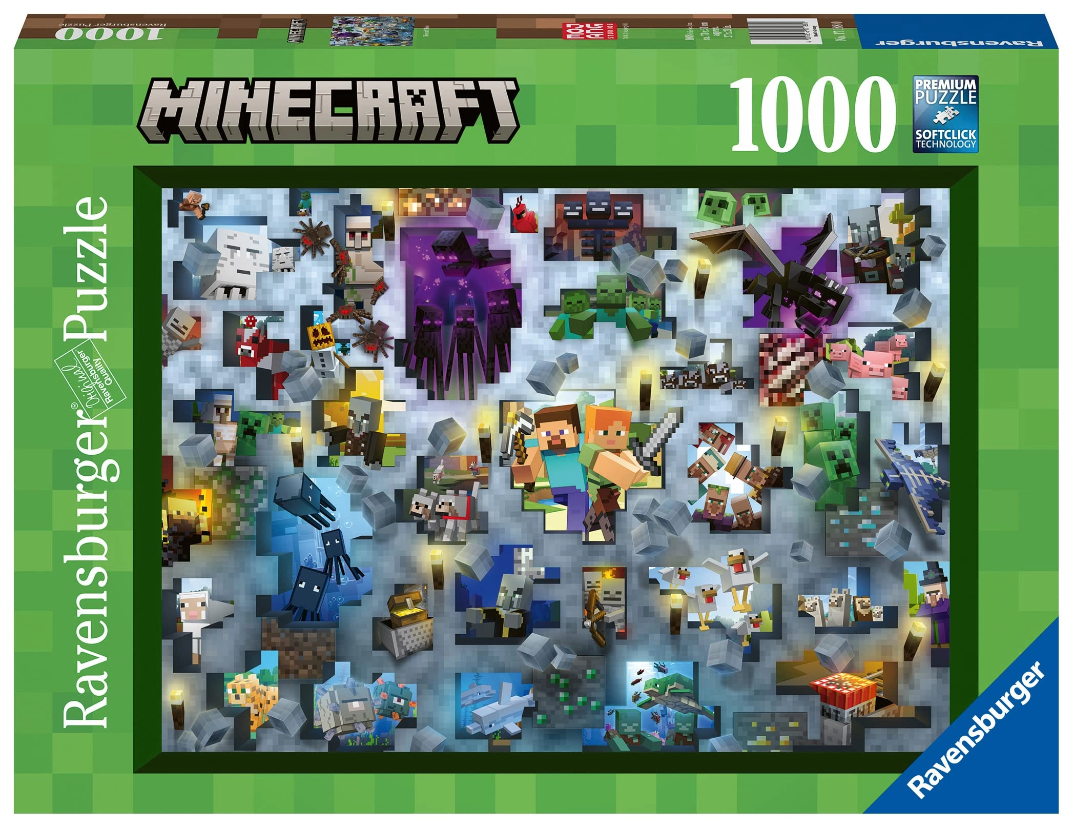 Minecraft Mobs Puzzle (17188) - 1000 pcs