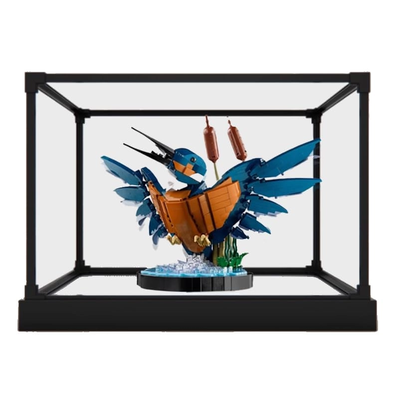 Lego Icons Display Case (10331) - Clear Acrylic Black Bottom
