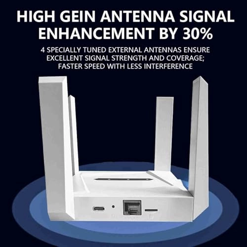 WiFi 6 Cellular Router - 4G LTE 802.11 b/g/n 300Mbps