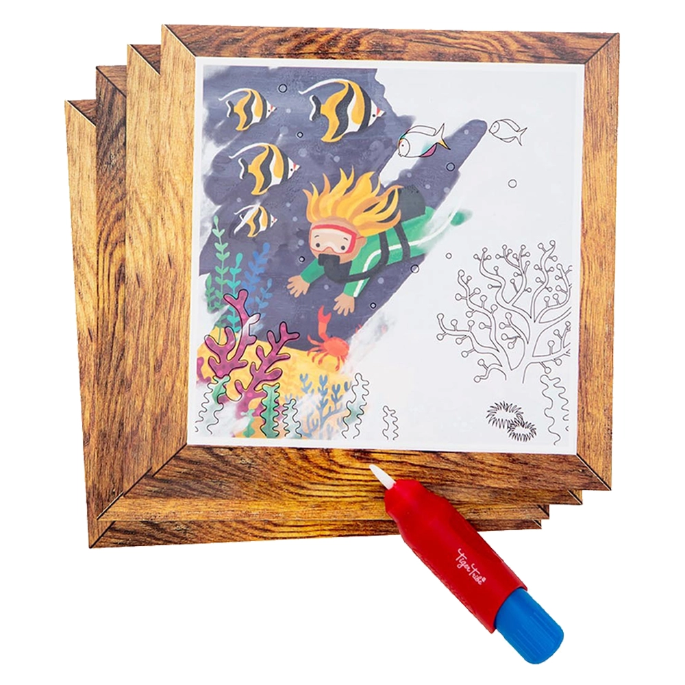 Magic Painting World Ocean - 1+ years 4 pcs