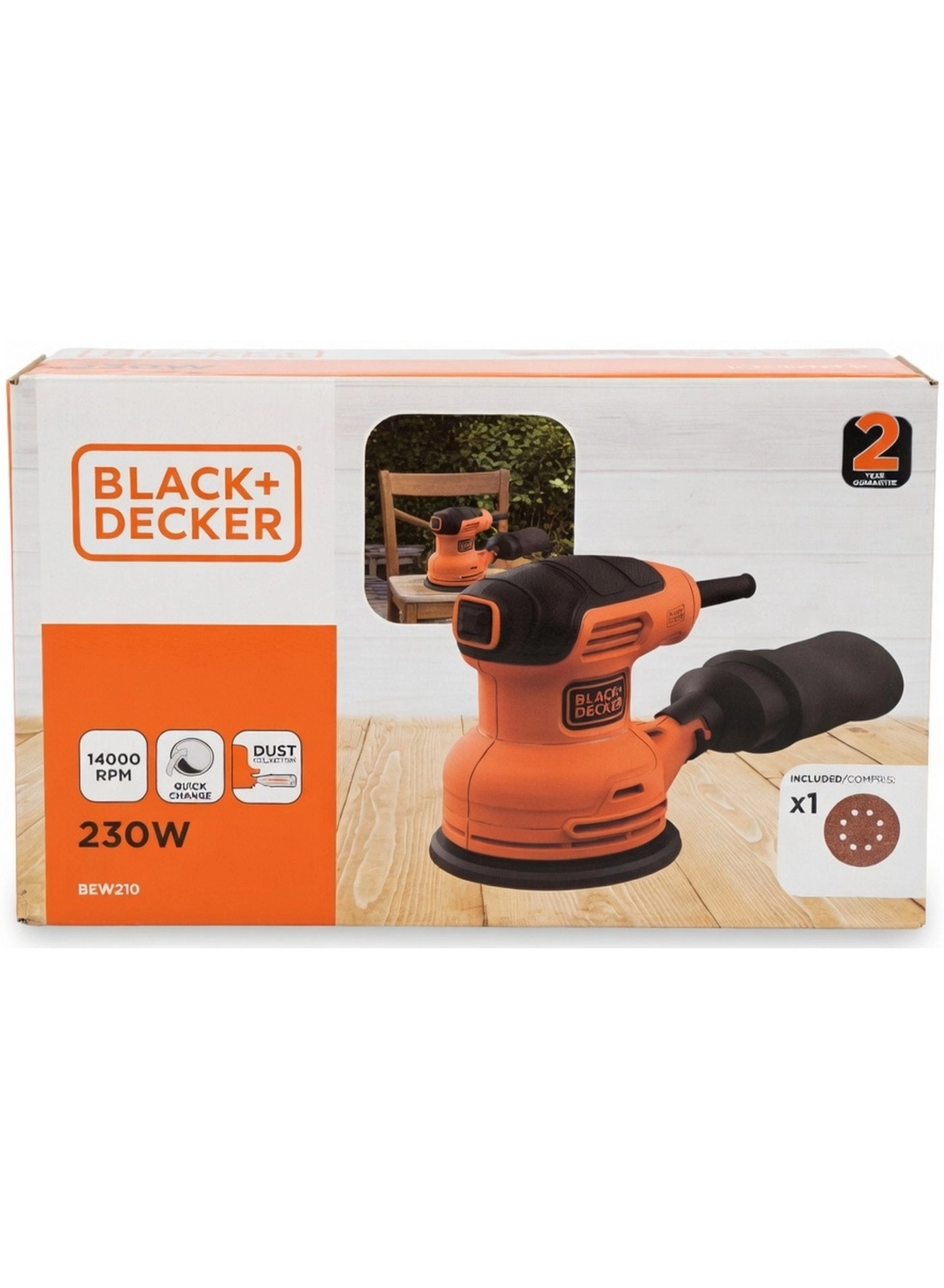 Random Orbit Sander - 230 W 125 mm 240 V