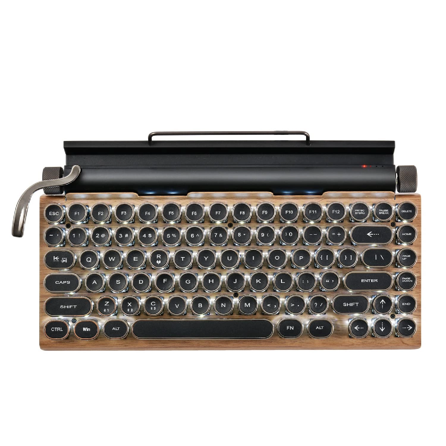 ZJDYDY Retro Typewriter Keyboard - Wireless