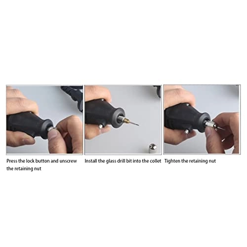 Car Windscreen Repair Tool Glass Drill - metal 5 piece(s) 0.9 mm