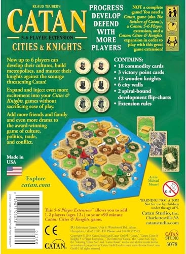 CATAN: Cities & Knights 5-6 Player Expansion
