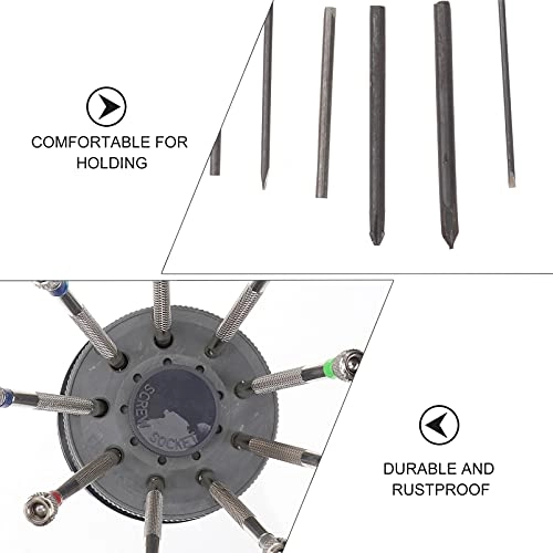 Precision Flat Slotted Screwdriver Set (9 Pcs)