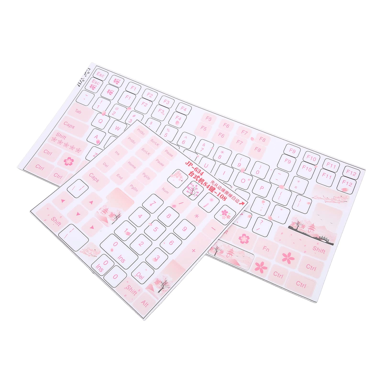 Yoidesu Keyboard Stickers - 84-108 Keys PVC