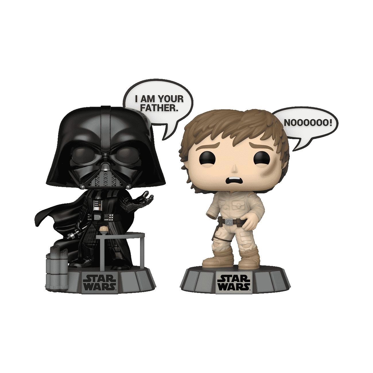 FUNKO TOYS Vader + Luke - Star Wars
