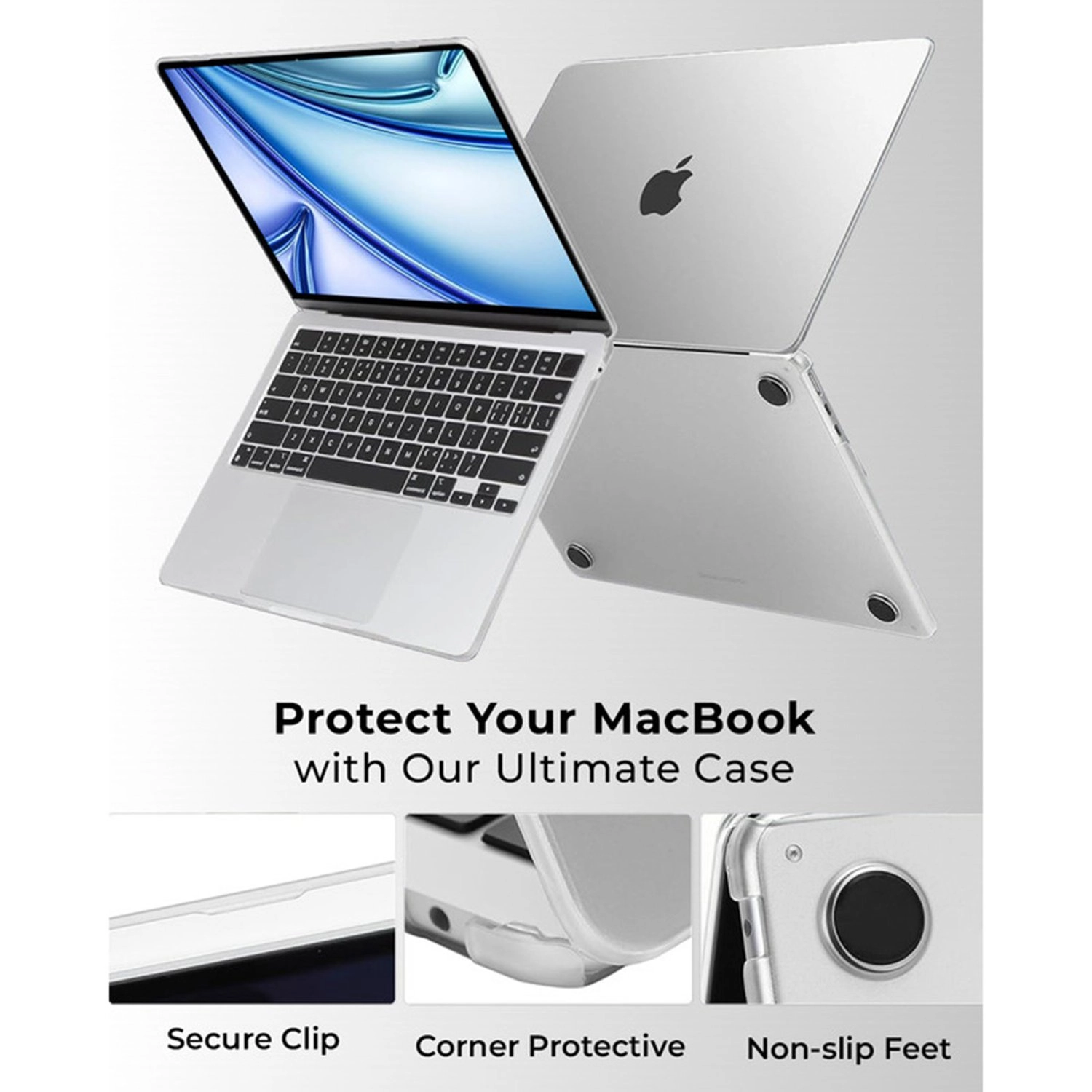 Defense Shield Snap-On Case for MacBook Air 13.6-Inch (2025)