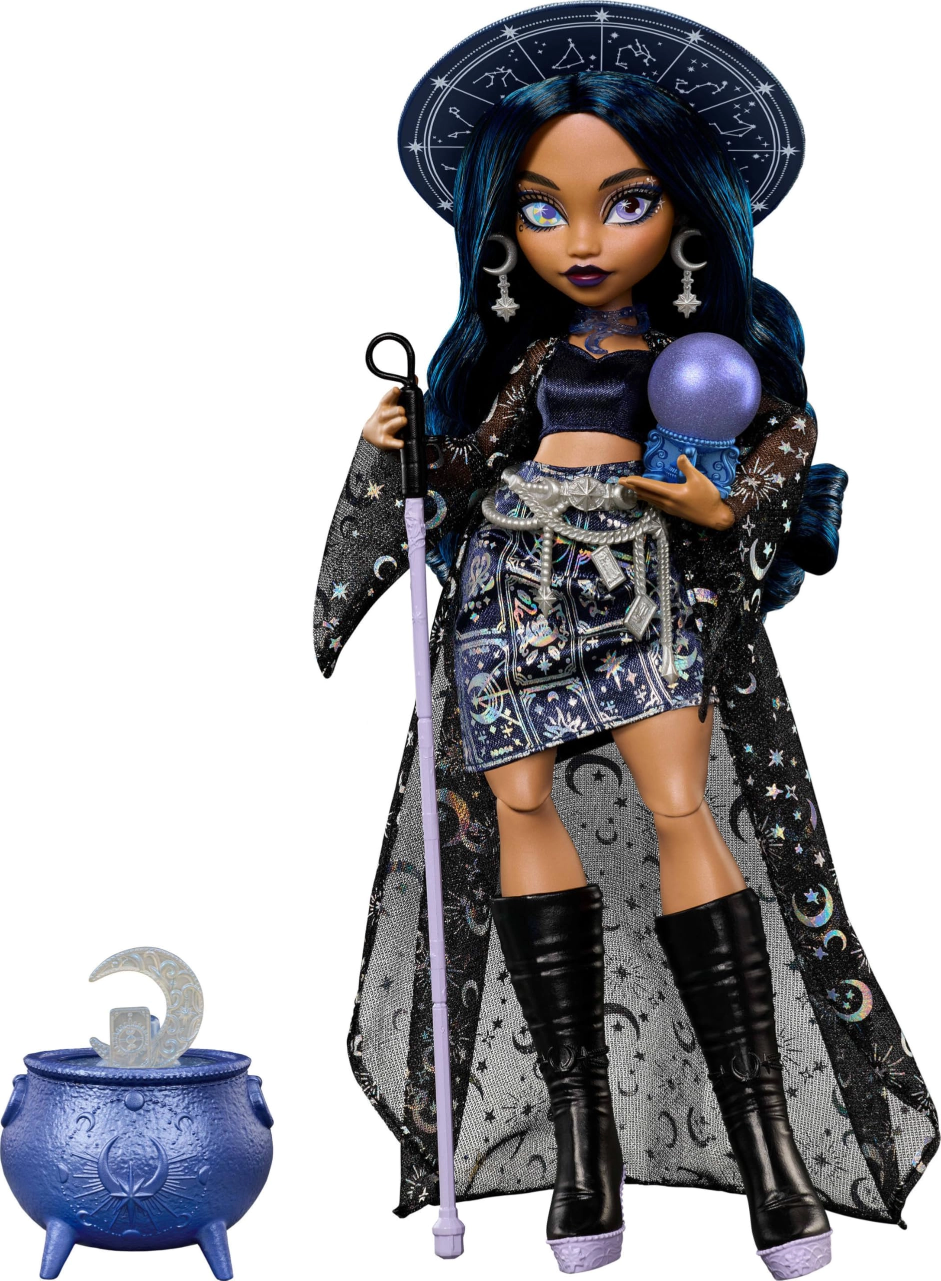 Mattel Claire De Luna Witch Doll - Plastic Moonspell Magic Ages 4+