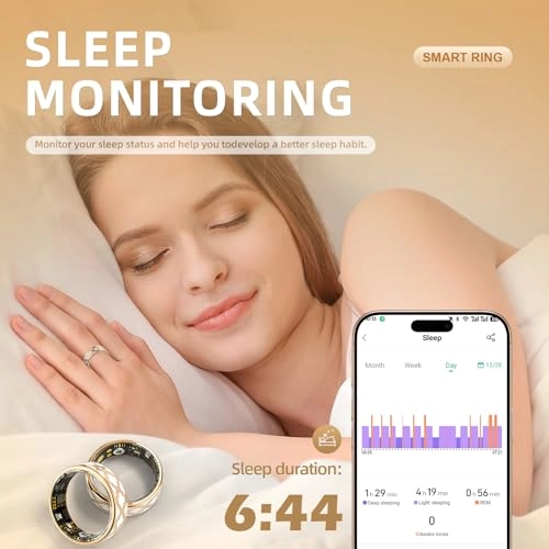 Smart Ring - Health & Fitness Heart Rate 10 ATM