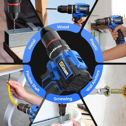 Cordless Drill - 16.8V 2.0Ah 65Nm Brushless