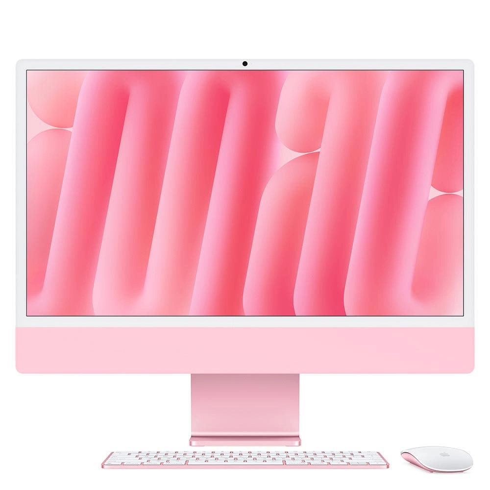 Apple iMac 24-inch M4 8-core CPU and 8-core GPU, 16GB, 256GB SSD - Pink
