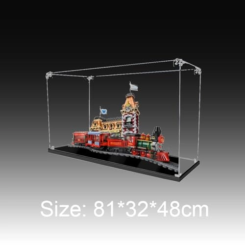 Acrylic display case - Stackable Fits 71044 model 81 x 32 x 48 cm
