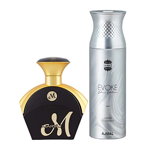 M for Her Eau de Parfum - 90ml + Evoke Silver Edition - 200ml