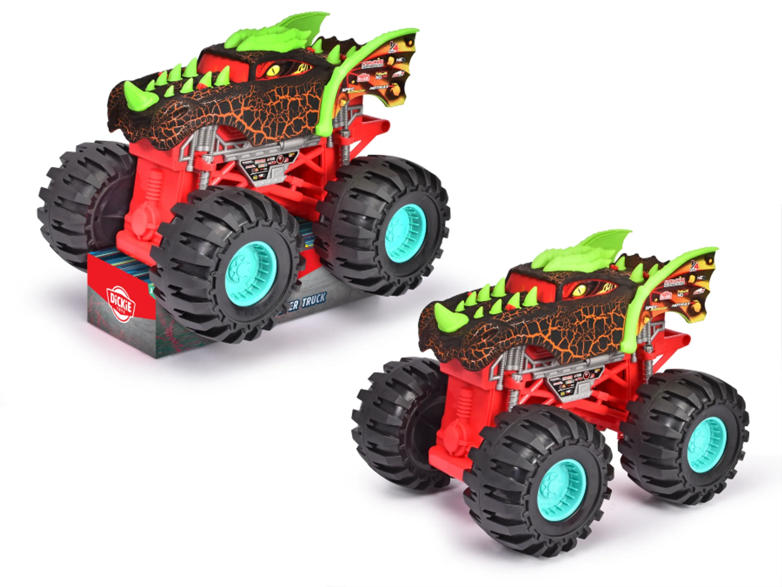 Dragon Monster Truck - 38.5 cm Multi Colour