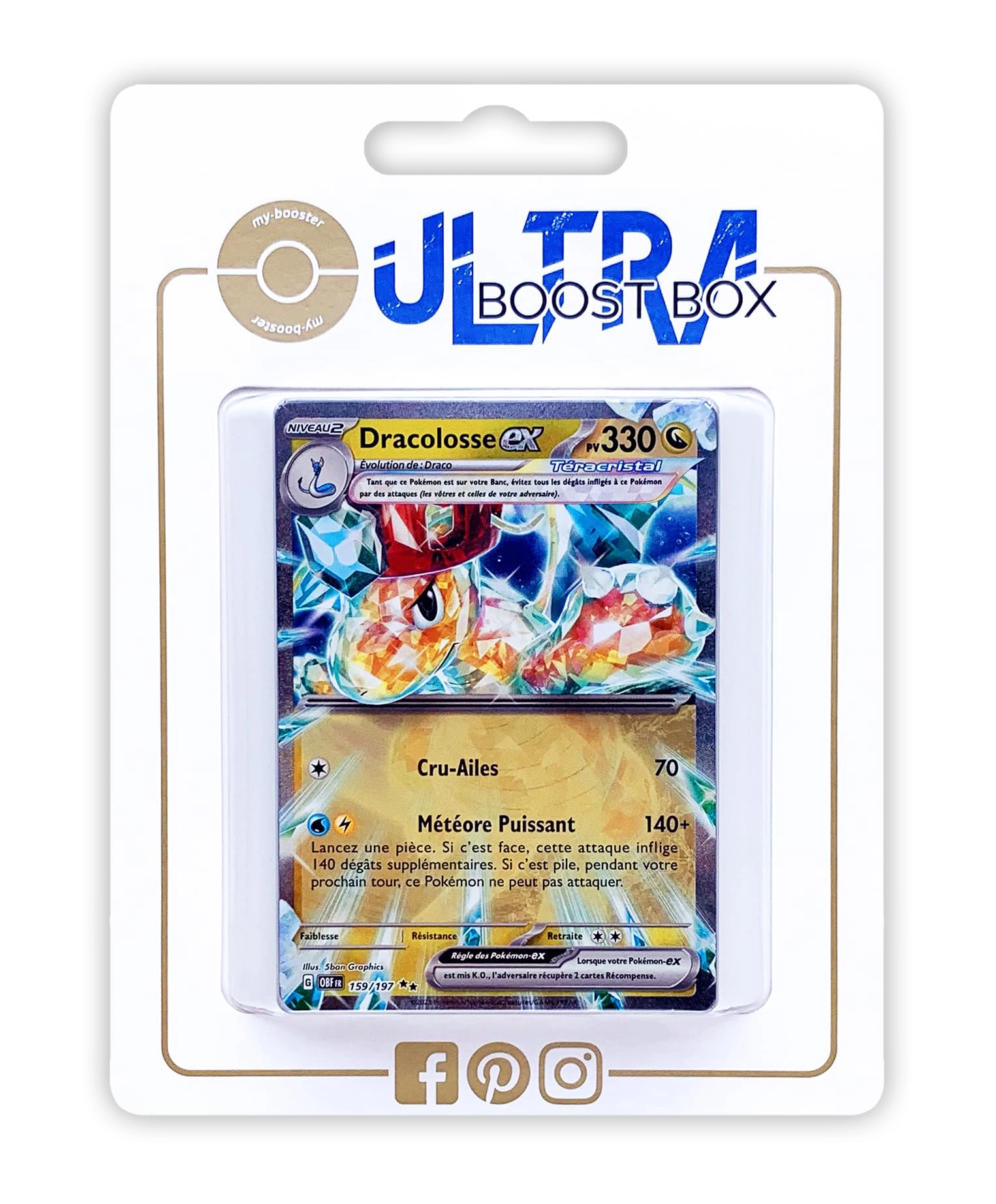 Pokémon company X my-booster Pokémon Ultraboost X Écarlate et Violet 03 Flammes Obsidiennes - French 10pcs