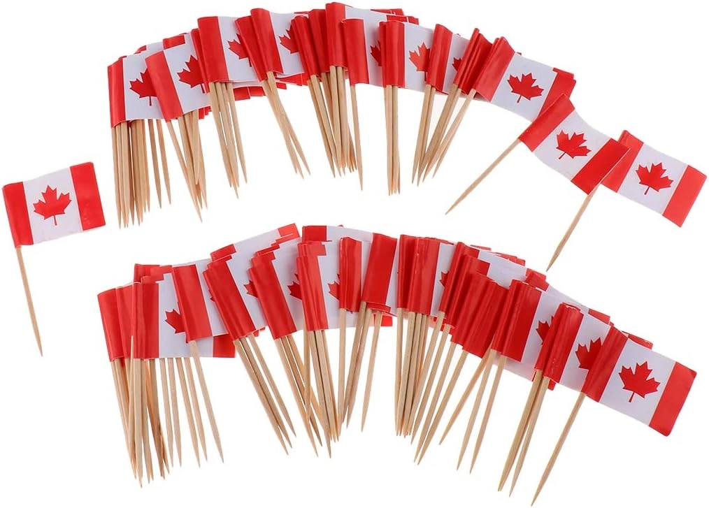 Flag Toothpicks - 100pcs wedding party birthday party