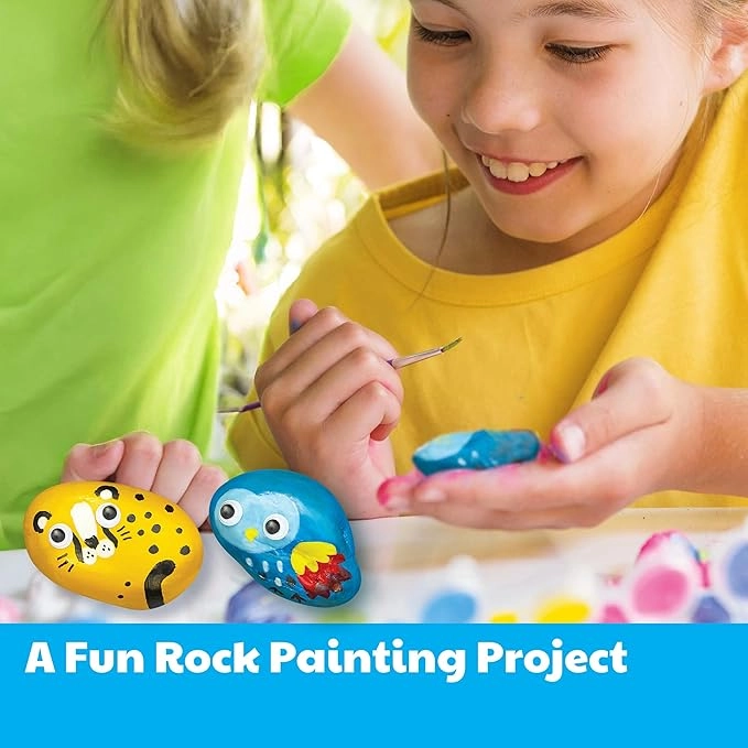Rock Painting Kit - 5+ years 8 pcs