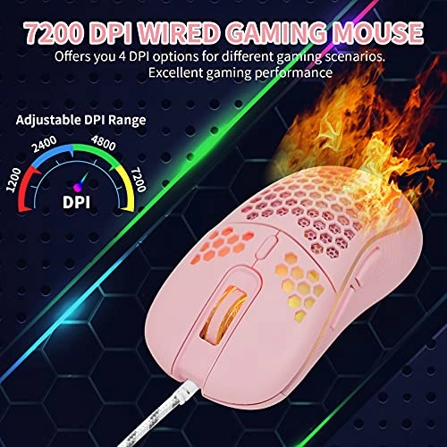 Honeycomb Gaming Mouse - Wired