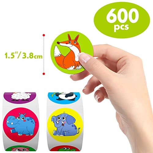 Cartoon Animal Stickers - Paper 600 piece(s)
