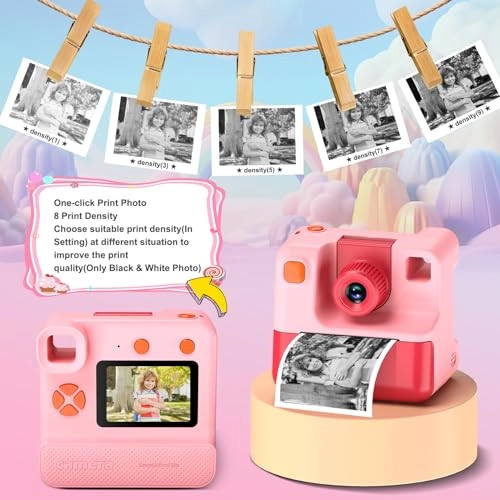 Kids Instant Print Camera - 1080P 32GB