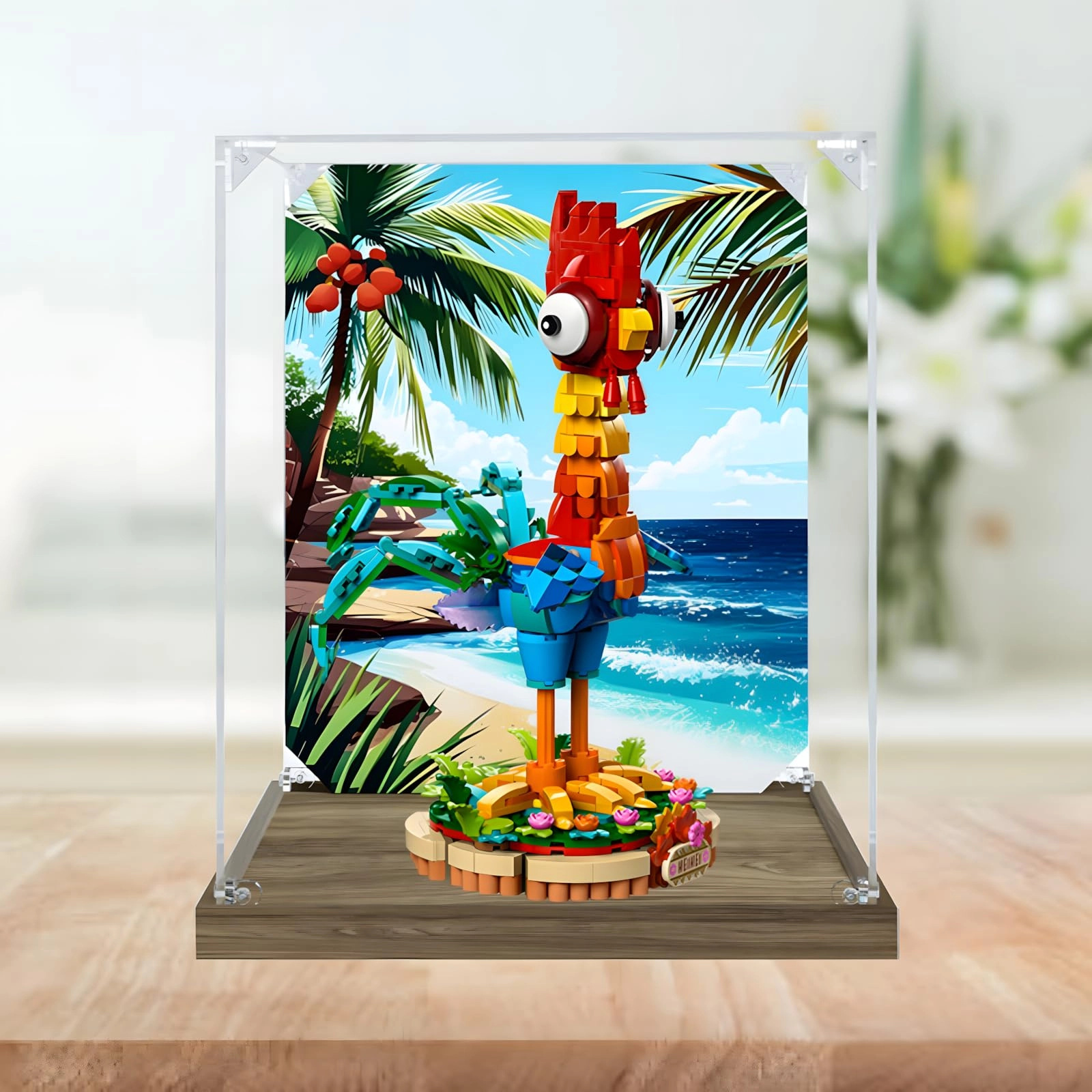 Figures Display Box - 26x26x30cm Acrylic Dustproof Transparent