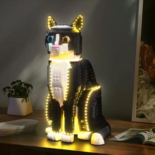 LED Light Kit - Compatible with Lego Tuxedo Cat 5V USB