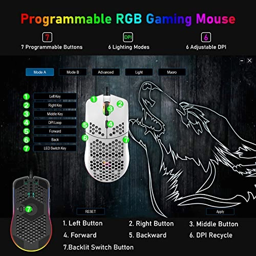 ZIYOULANG Gaming Mouse - Wired