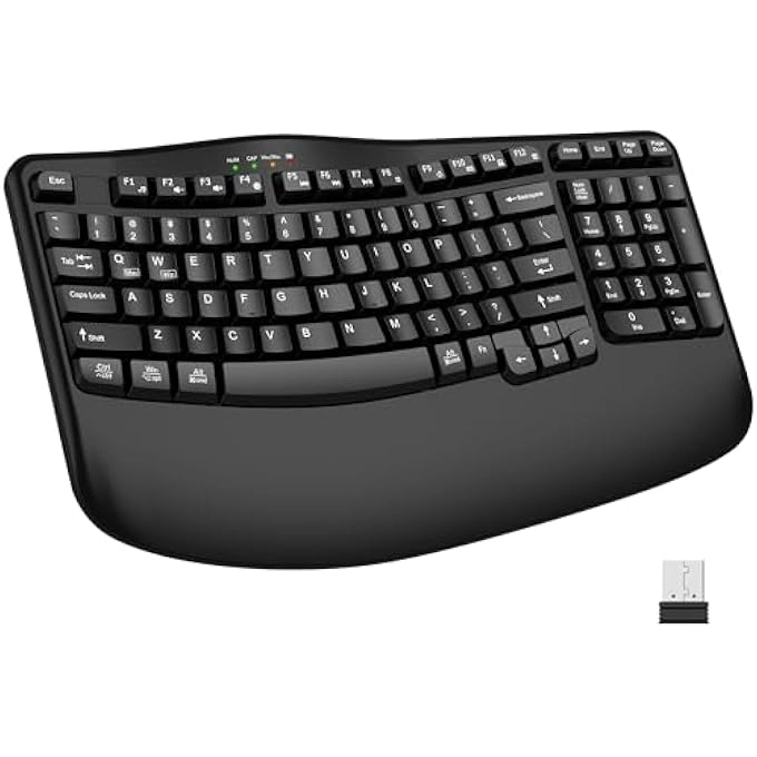 ERGONOMIC WIRELESS KEYBOARD - Wireless